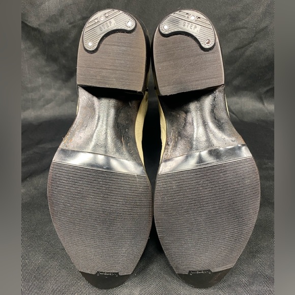 VTG Rios Of Mercedes Off White Full Quill Ostrich Cap Toe Anti Slip Vibram Soles - Picture 9 of 15